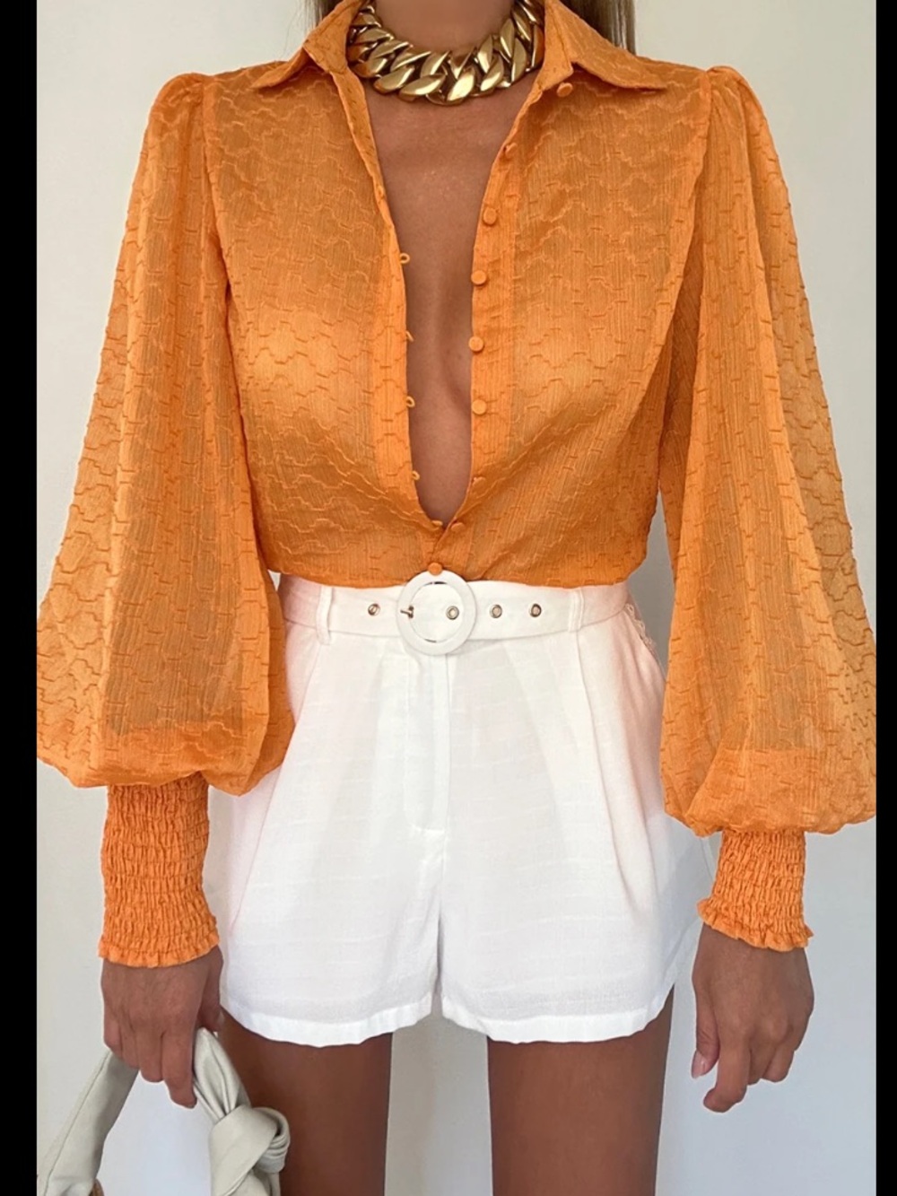 Womens Seven Wonders Small High-Waist White Belted linen look shorts resortwear